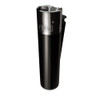 Swag-Supply - 48pk Custom Clipper Classic Large Lighter, Solid Black w/ Silver Cap