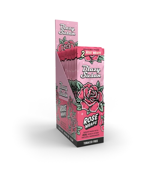 Blazy Susan - 25pk Natural Rose Wraps, 2ct