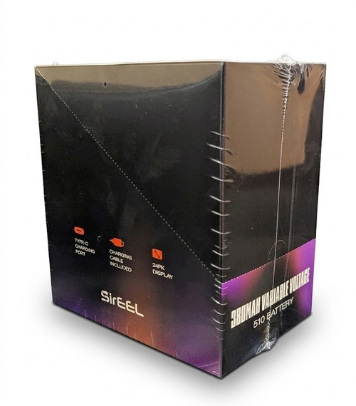 Swag-Supply - Custom 24pk 380mAh w/ Preheat Variable Voltage Battery & 510 Thread USB Charger, Retail Display