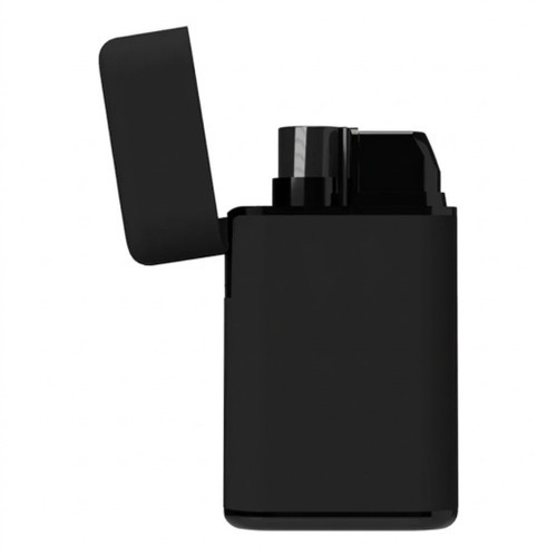 Swag-Supply - Custom MK Avalon Electronic Touch Lighter w/ Flip Cap, Black, 25pk/Tray, 150pc/Case