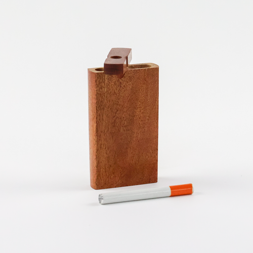 Custom 4" Rustic Wooden Dugout with 1 Hitter