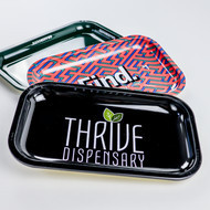 Swag-Supply - Custom Tin Rolling Tray, 27cm x 16cm, Without Lid