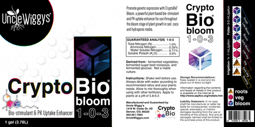 Uncle Wiggys Nutrition | Crypto Bio Bloom | 16 OZ