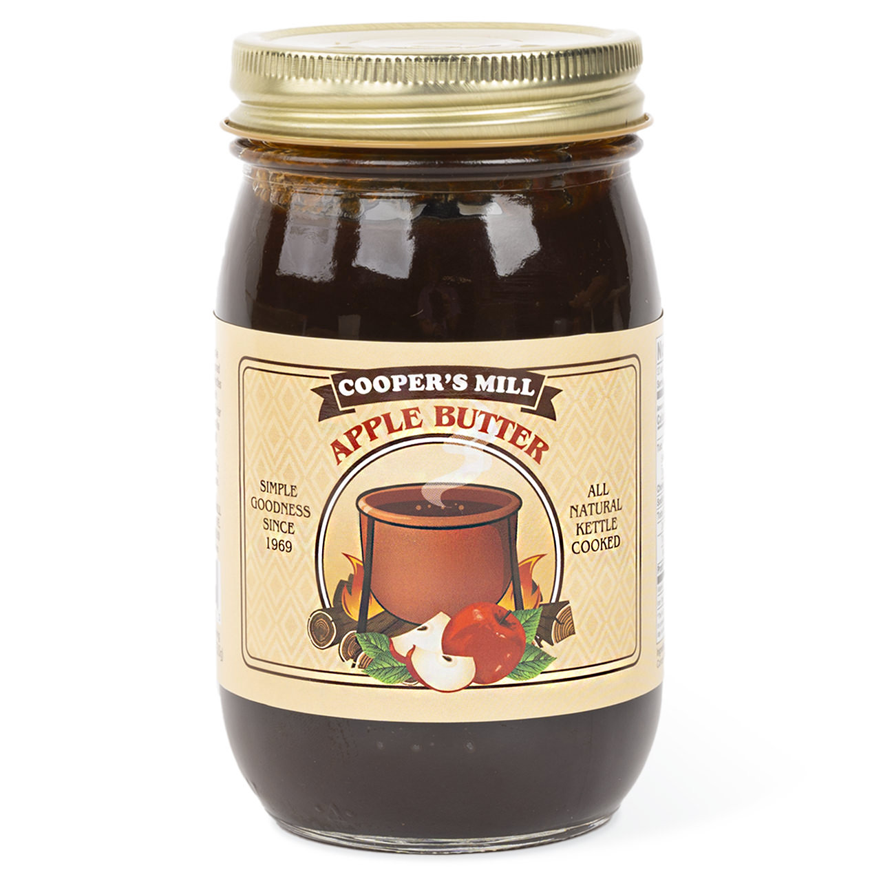 APPLE BUTTER STORE × NOROLL Apple Butter (With Sugar, No Cinnamon) Pint | Cooper's Mill