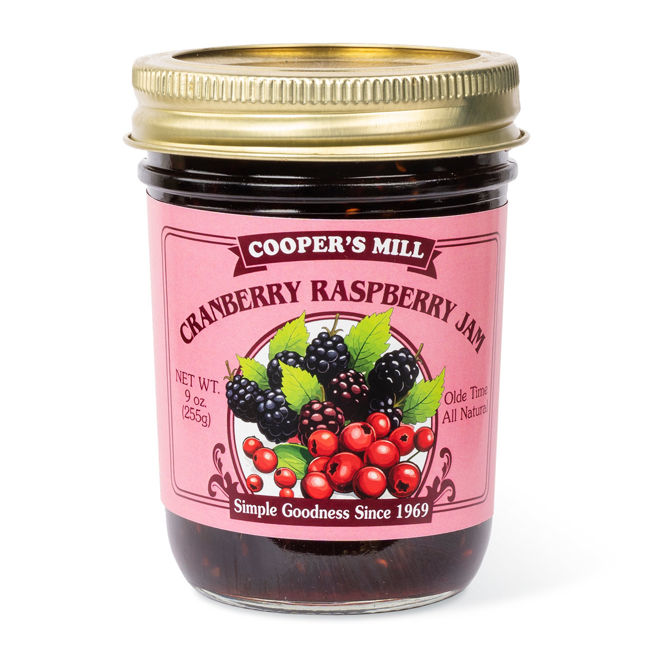 Cranberry Raspberry Jam - Half Pint