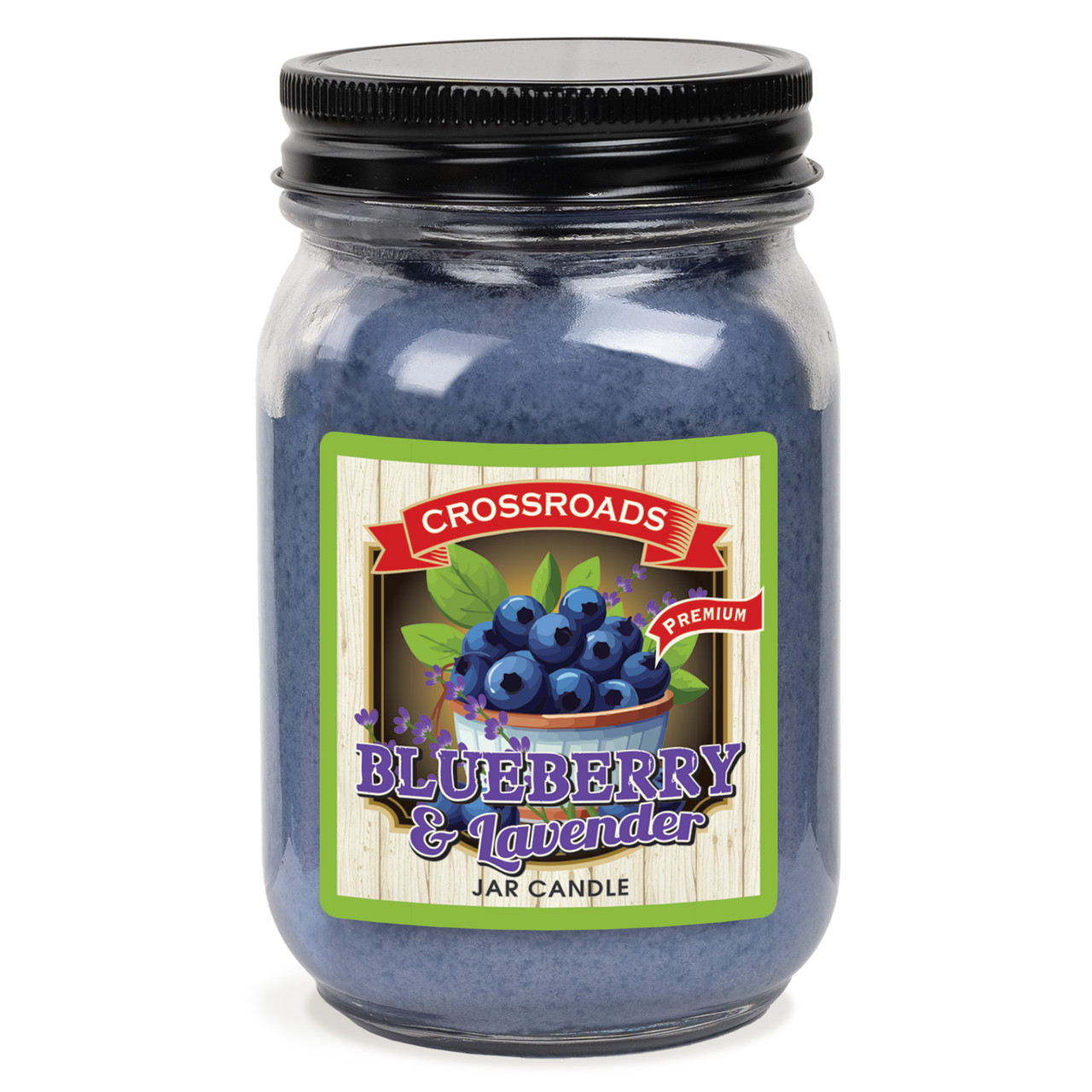 Blueberry Lavender Soy Drink Candle