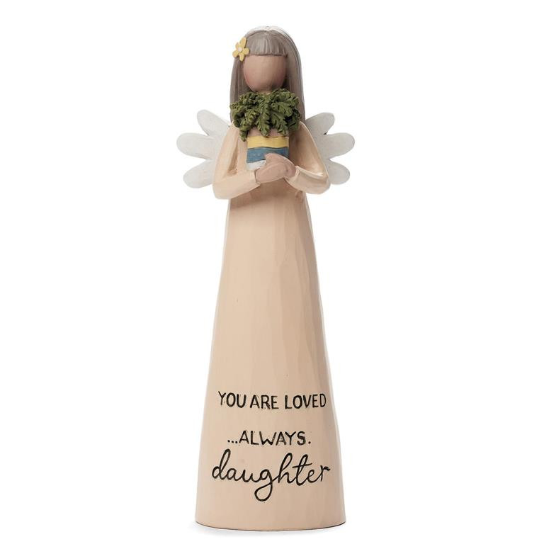 Blossom Bucket 1711-11708 Place in My Heart Angel with Friend Sign