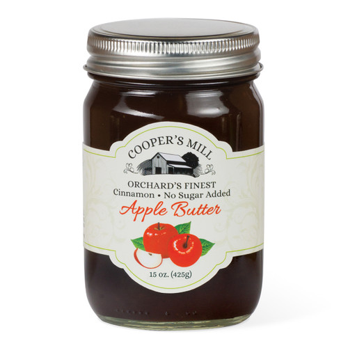 Apple Butter with Cinnamon (No Sugar Added) - 15 oz. Jar