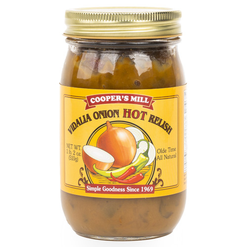 Hot Vidalia Onion Relish - Pint