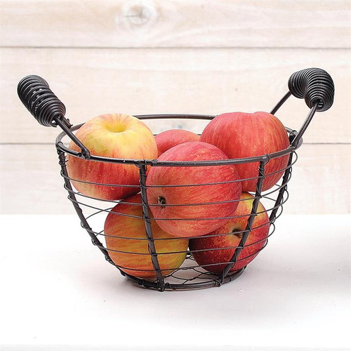 Round Wire Basket With Handles