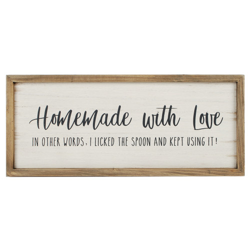 Homemade With Love Sign