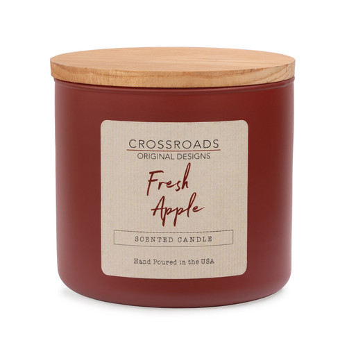 Fresh Apple - 14 oz. Colored Glass Candle