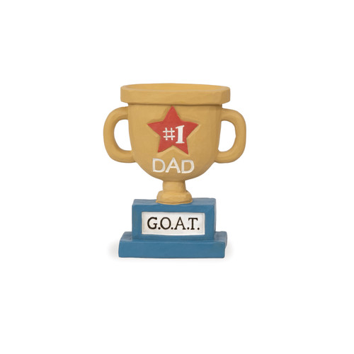 Dad Message Block - #1 Dad Trophy