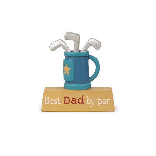 Dad Message Block - Best Dad Golf