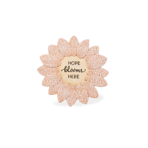 Sweet Serenity Floral Plaque - Hope Blooms Here