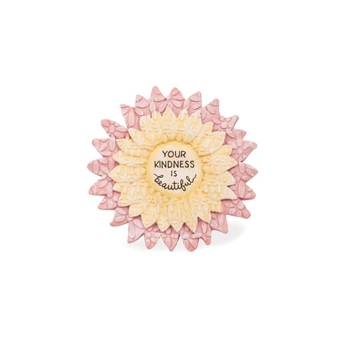 Sweet Serenity Floral Plaque - Your Kindness Is Beautiful