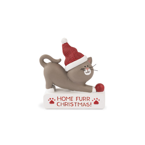 Furry & Bright - Home Furr Christmas Cat Block