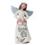 graceful sentiments sister resin angel figurine