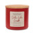 Santa's Cookie Crumble - 14 oz. Colored Glass Candle
