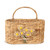 Cottage Bloom Wall Basket With Floral Accent