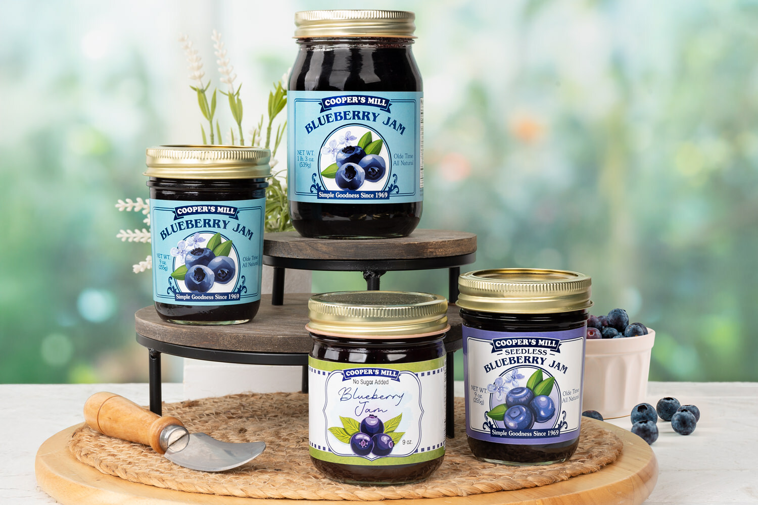 Enjoy 15% Off Cooper's Mill Blueberry Jams through 6/12/25.  Online only.
