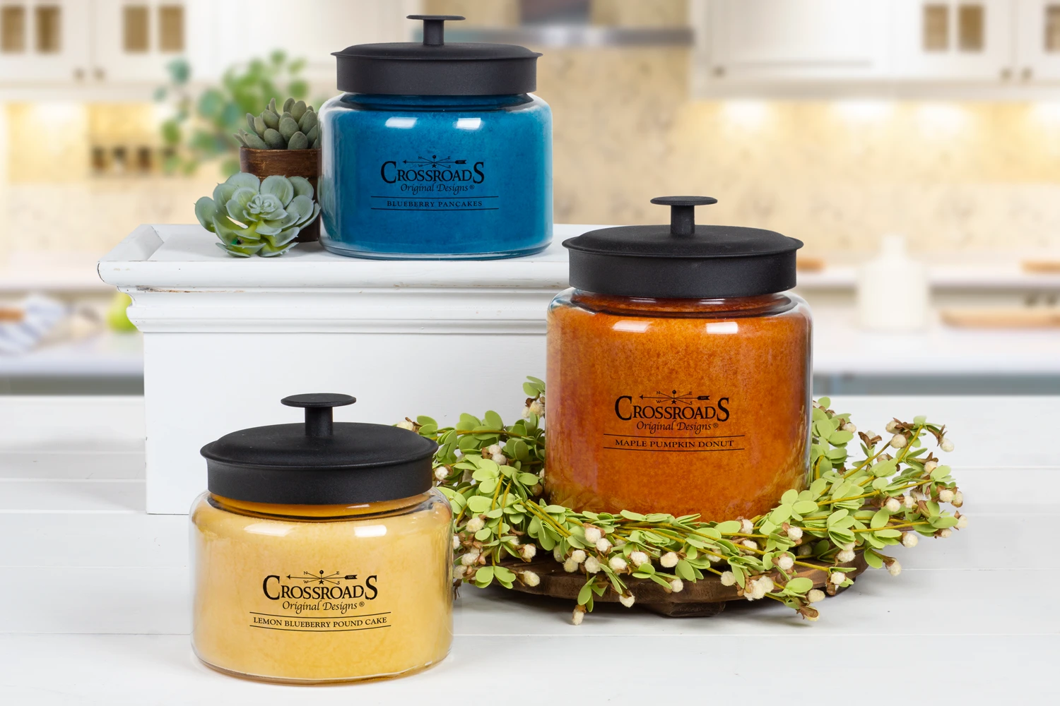 Crossroads Candles Online Promotion: 30% off 48 oz., 64 oz., and 96 oz. centerpiece candles through September 24, 2026.