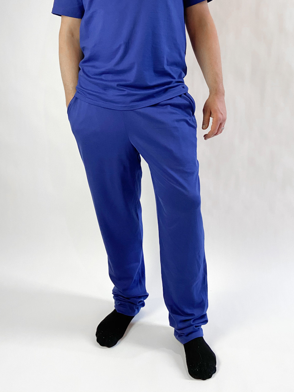 Intimo Men's Cotton/Poly Blend Jersey Knit Lounge Pants Pajama Pants -  Walmart.com