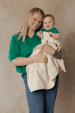 The Baby Cotton Blanket - Natural3