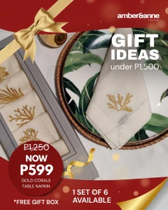 Gold Coral Table Napkin