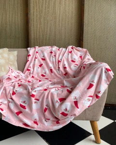 Pink Santa Blanket