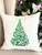 Christmas Design Cushion Cover Embroidered