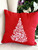 Christmas Design Cushion Cover Embroidered