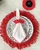 Red Crocheted Placemat