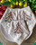 Green Christmas Tree in Gold Table Napkin