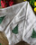 Green Tree in White Table Napkin