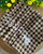 White Reindeer in Plaid Table Napkin