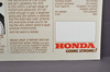 Vintage NOS 1979 Honda XL125 S Brochure Spec Sheet Flyer