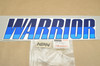 NOS Yamaha 1988 YFM350 Warrior Blue Rear Fender Emblem Logo Decal Sticker 2XK-2163G-00