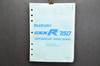 Vintage Suzuki 1987 Suzuki GSX-R750 H GSXR750 H Service Manual Supplement