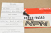 NOS Honda CBR600 CH250 CN250 GL1500 GL1800 Gold Wing VT750 Screw 93903-24380