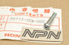 NOS Honda CB125 NB50 NX125 XR250 XR350 XR600 Lever Pivot Screw 90113-GE8-000