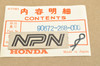 NOS Honda CB72 CB77 Steering Knob or Brake Stopper Bolt Snap Pin 90672-268-000