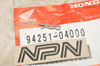 NOS Honda CB750 GL1000 GL1100 TLR200 VF1000 XL200 XR200 Cotter Pin 94251-04000