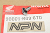 NOS Honda CB1000 CB750 CBR1000 GB500 GL1200 NX650 VT1100 Screw 90001-MG9-670