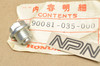 NOS Honda ATC70 CL90 CT70 S65 SL70 SL90 TRX70 TRX90 XR70 Z50 Bolt 90081-035-000