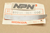 NOS Honda CB350 CB750 CL350 CT70 CT90 SL350 .05 mm Feeler Gauge 89231-001-000