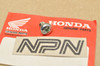 NOS Honda CB450 K1-K2 CL450 K2 GL1200 Gold Wing Z50 RD Screw 93500-05006-0B