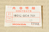 NOS Honda 1983 , 1985 CR80 R Carburetor Jet Needle Set 16012-GC4-701