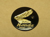 NOS Honda CB92 Benly 125 Gas Tank Left Emblem Badge 87122-200-020