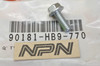 NOS Honda TRX250 R TRX250X TRX300 TRX300EX XR650 R Flange Bolt 90181-HB9-770